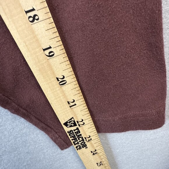 Duluth Trading Polo Shirt Mens L Maroon Longtail T Long Sleeve Outdoors Workwear - Picture 5 of 8